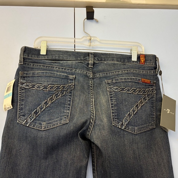 NWT  7 For All Mankind Dojo Flared Jean 31/33 - Picture 3 of 13